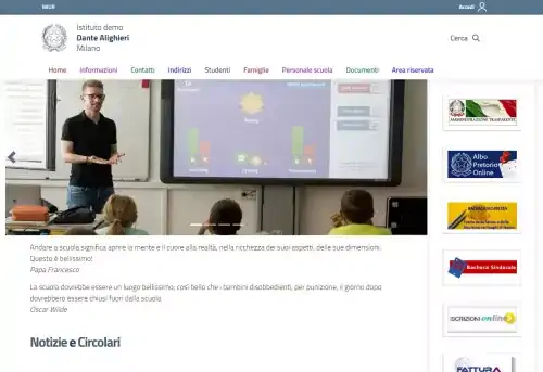 sito web scuola demo